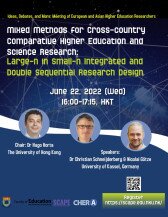 Mixed Methods for Cross-country Comparative Higher Education and Science Research: Large-n in Small-n Integrated and Double Sequential Research Design Poster