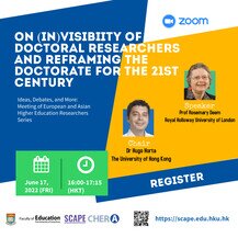 On (In)Visibility of Doctoral Researchers and Reframing the Doctorate for the 21st Century Poster