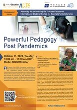 Powerful Pedagogy Post Pandemics  Poster