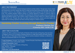 ALiTE Leadership Series - Sustaining Teacher Learning through Reflective Practice