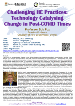 Challenging HE Practices: Technology Catalysing Change in Post-COVID Times