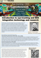 Eye-tracking + EEG workshop: Introduction to eye-tracking and EEG integration technology and research Poster