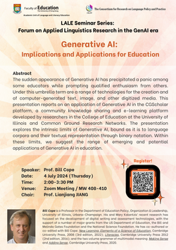 Generative AI: Implications and Applications for Education