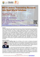 Seminar: BCI in Action: Translating Research into Real-World Solutions  Poster