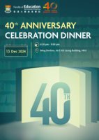 40th Anniversary Celebration Dinner Poster