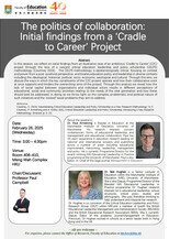 Seminar: The politics of collaboration: Initial findings from a ‘Cradle to Career’ project  Poster