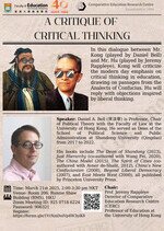 A Critique of Critical Thinking Poster