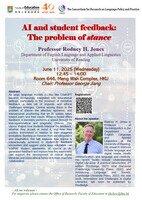 Seminar: AI and student feedback: The problem of stance Poster