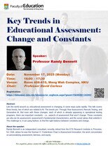 Seminar: Key Trends in Educational Assessment: Change and Constants Poster