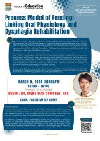 Process Model of Feeding: Linking Oral Physiology and Dysphagia Rehabilitation Poster