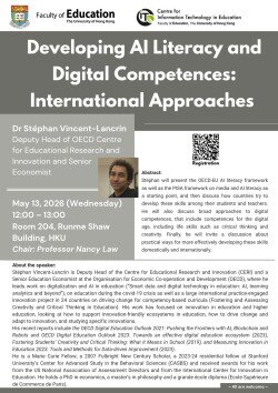Developing AI Literacy and Digital Competences: International Approaches