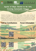 The Third Education for the Countryside Forum - <br>Sparks of Hope: Rooted in the Soil, Growing Sustainable Futures Poster