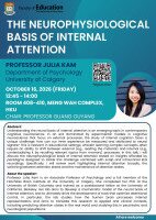 Seminar: The Neurophysiological Basis of Internal Attention Poster