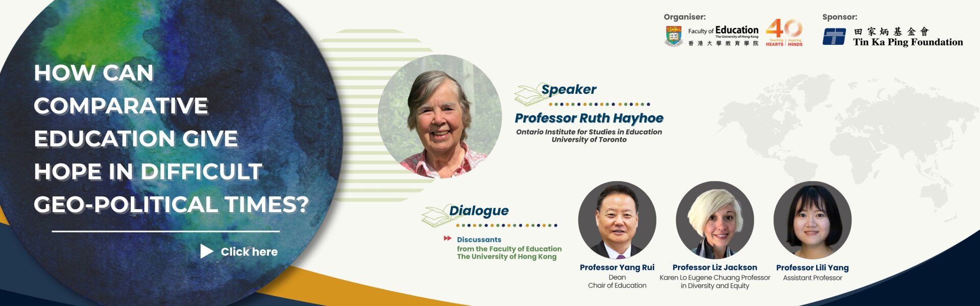 Distinguished Lecture by Professor Ruth Hayhoe