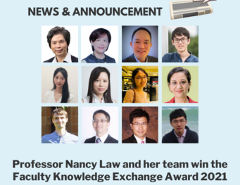 Professor Nancy Law and her team win the Faculty Knowledge Exchange (KE) Award 2021