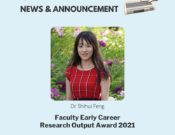 Early Career Research Output Award 2021