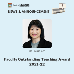 Faculty Outstanding Teaching Award 2021-22