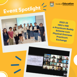 2022-23 HKU x NIE e-Practicum Buddy Scheme and Resumption of Practicum Exchange 