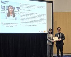 Faculty of Education Alumna Dr Liang Qianru receives AERA Outstanding Dissertation Award