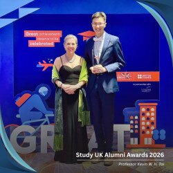 Professor Kevin W. H. Tai receives the Study UK Alumni Awards 2026 for Social Action