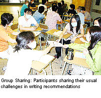 Facilitator of a Workshop on "Writing Persuasive Recommendations"